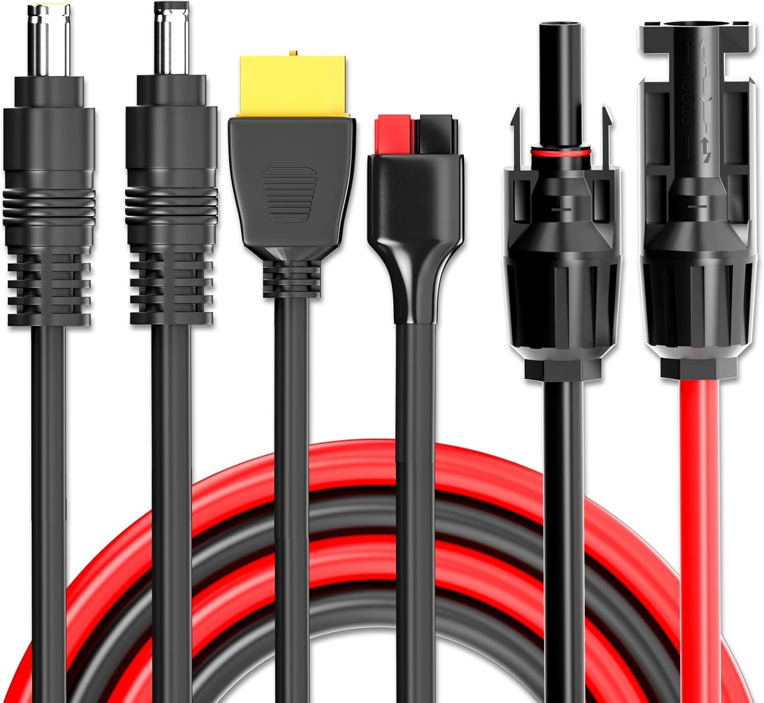 4-in-1 Solar Cable Anderson XT60 DC7909 DC5521 Solar Extension Cable for Solar gallery