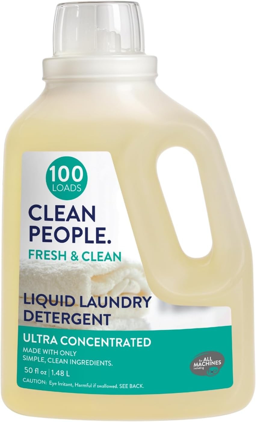 The Clean People Liquid Laundry Detergent - Recyclable Packaging, Stain Fighting gallery