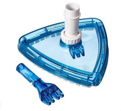 SP1068 Hayward Triangular Super-Vac Head, 3 Replaceable Brush for Vinyl Pools