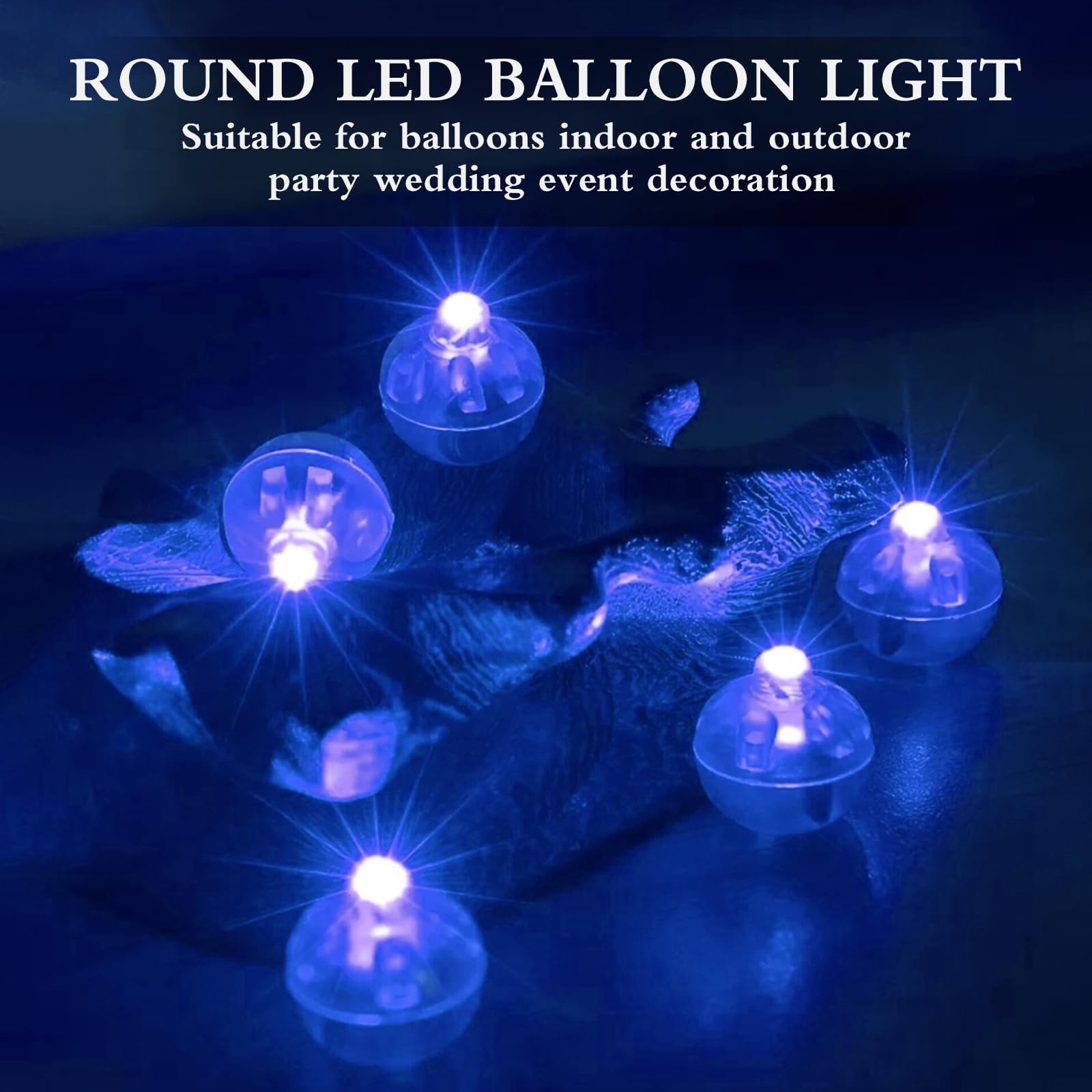 100pcs Balloon Lights,Round LED Ball Lamp for Latex Balloon Paper Lantern Par... gallery