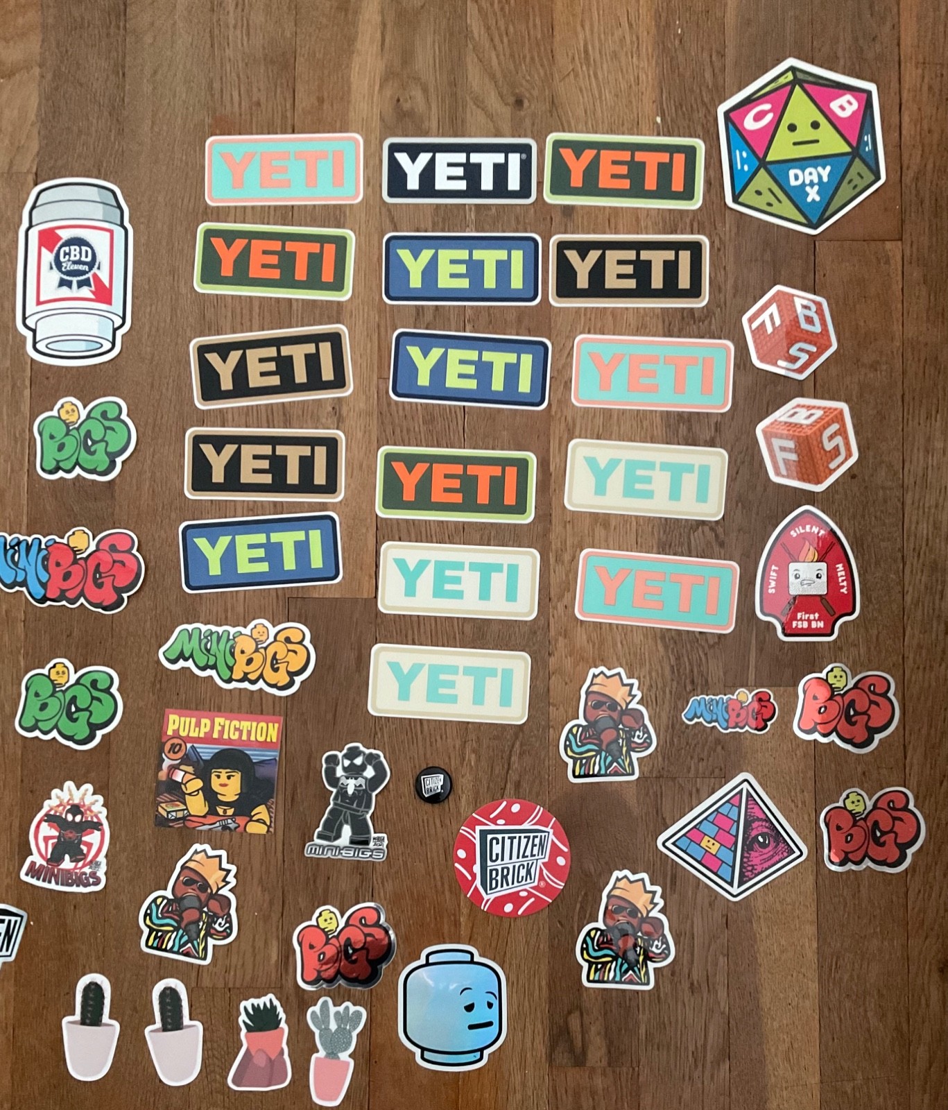 16 Authentic Different Colors YETI Decal / Stickers NEW gallery
