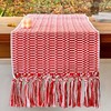 Farmhouse Table Runner 102 Inches Long 12 Inches Wide- Unique Pattern Woven gallery