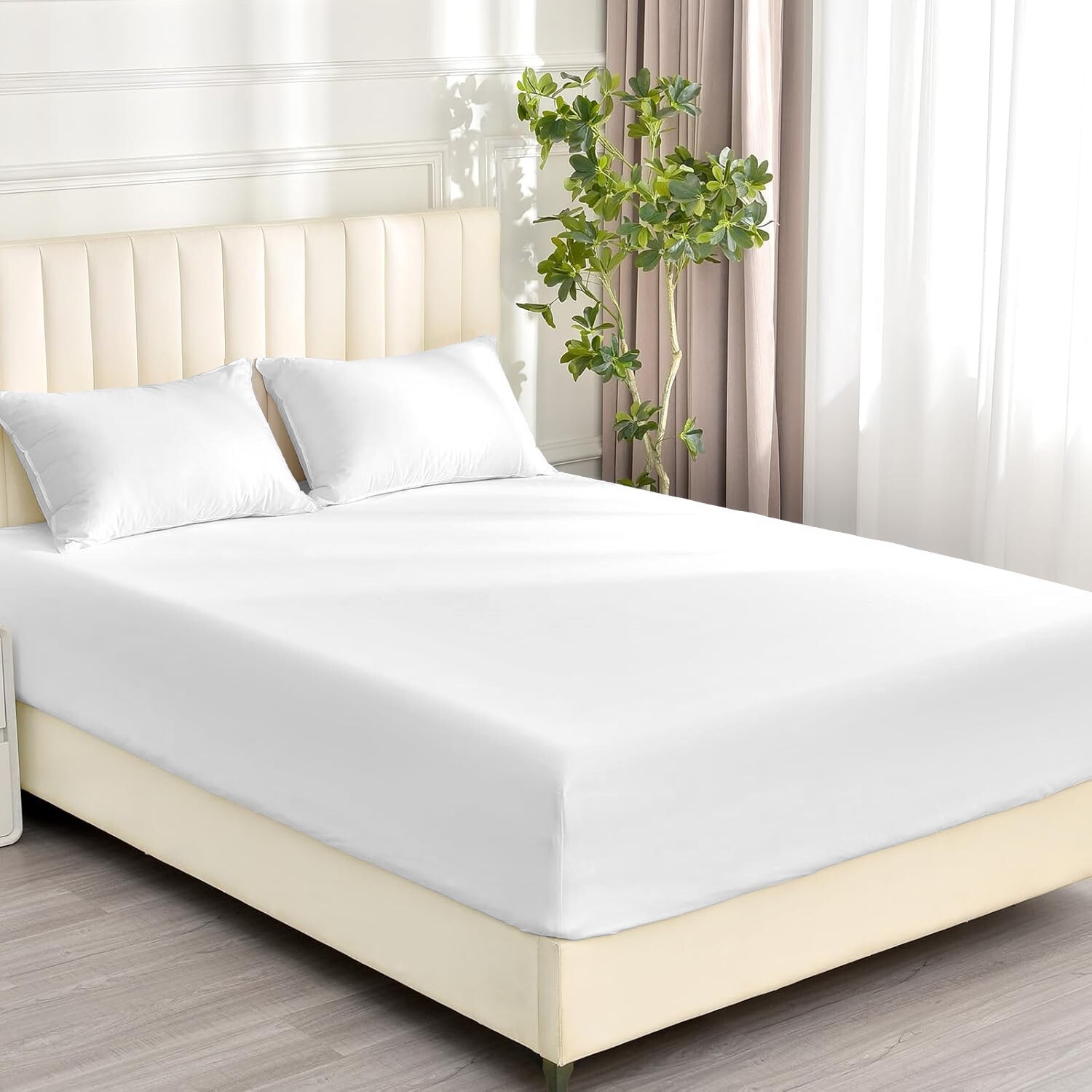 16" Extra Deep Bed Sheets Ultra Soft Mattress Cover Fitted Sheet Queen King Size gallery