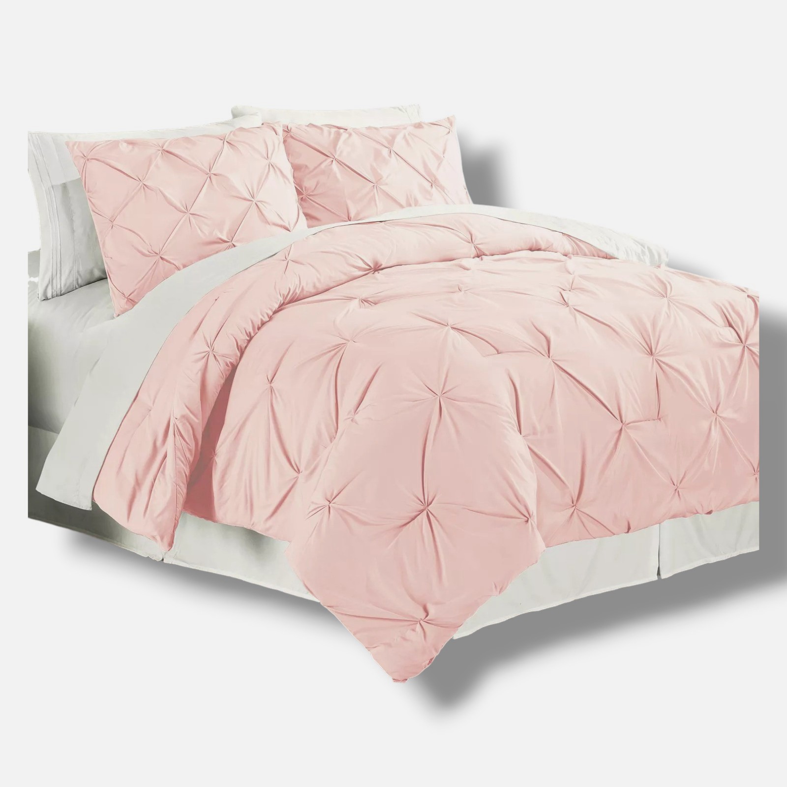 Swift Home Pink Blush Pintuck 2-Pc. Comforter Set, Twin gallery