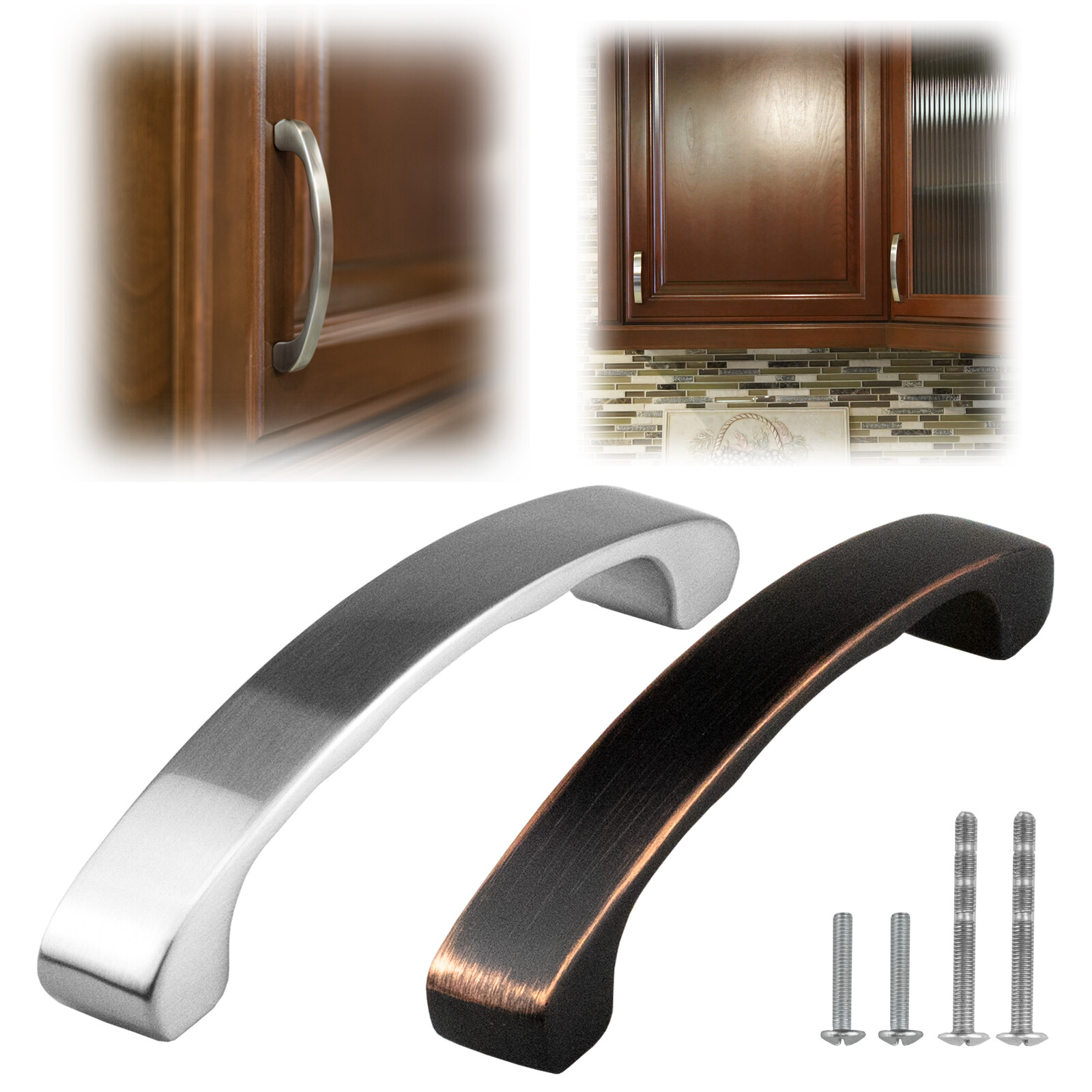 Traditional Handle Bar Pull Kitchen / Bathroom Cabinet Hardware Cupboard Door gallery