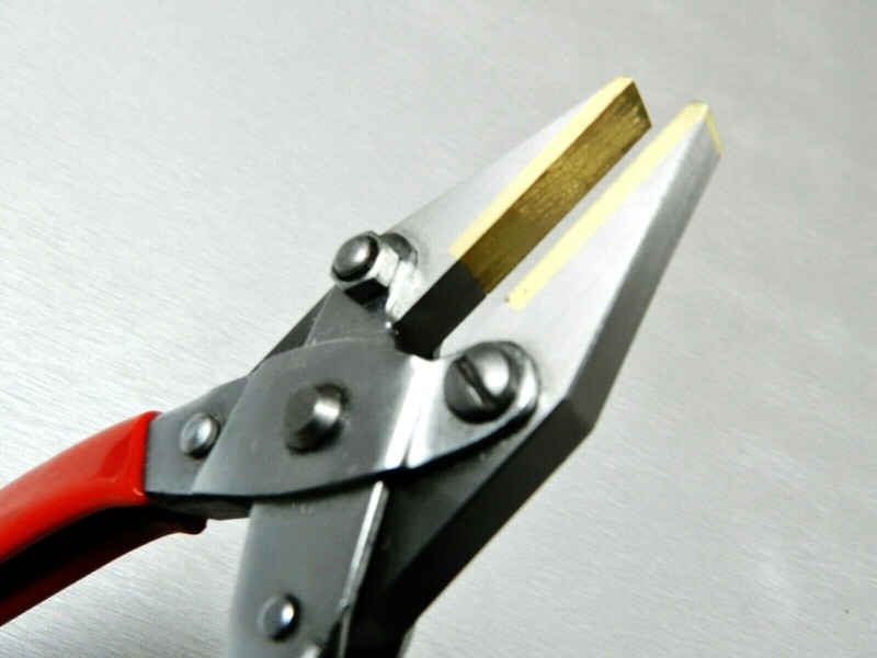 Parallel Action Flat Nose Pliers Brass Jaw with PVC Coated Handles 8" - 200mm gallery