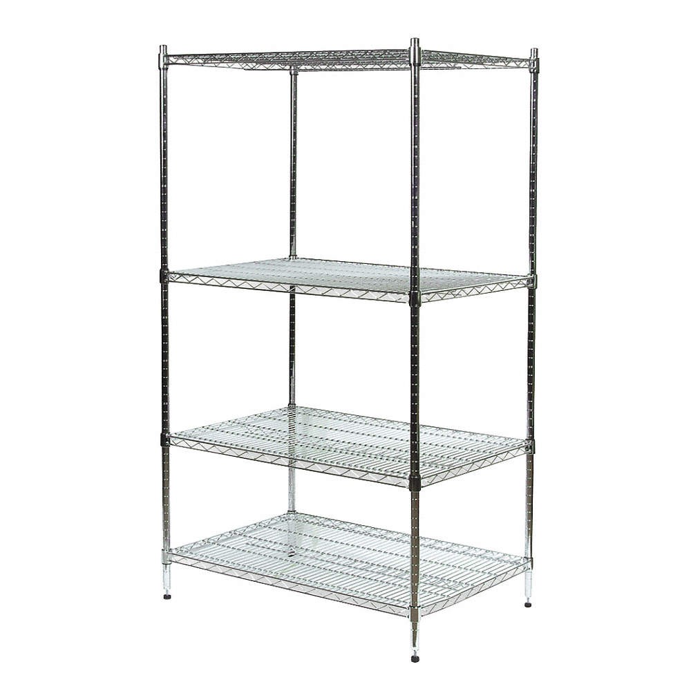 GRAINGER APPROVED 2KPE4 Wire Shlv Unit,Cap:800 lb,24inx85inx48in 2KPE4 gallery