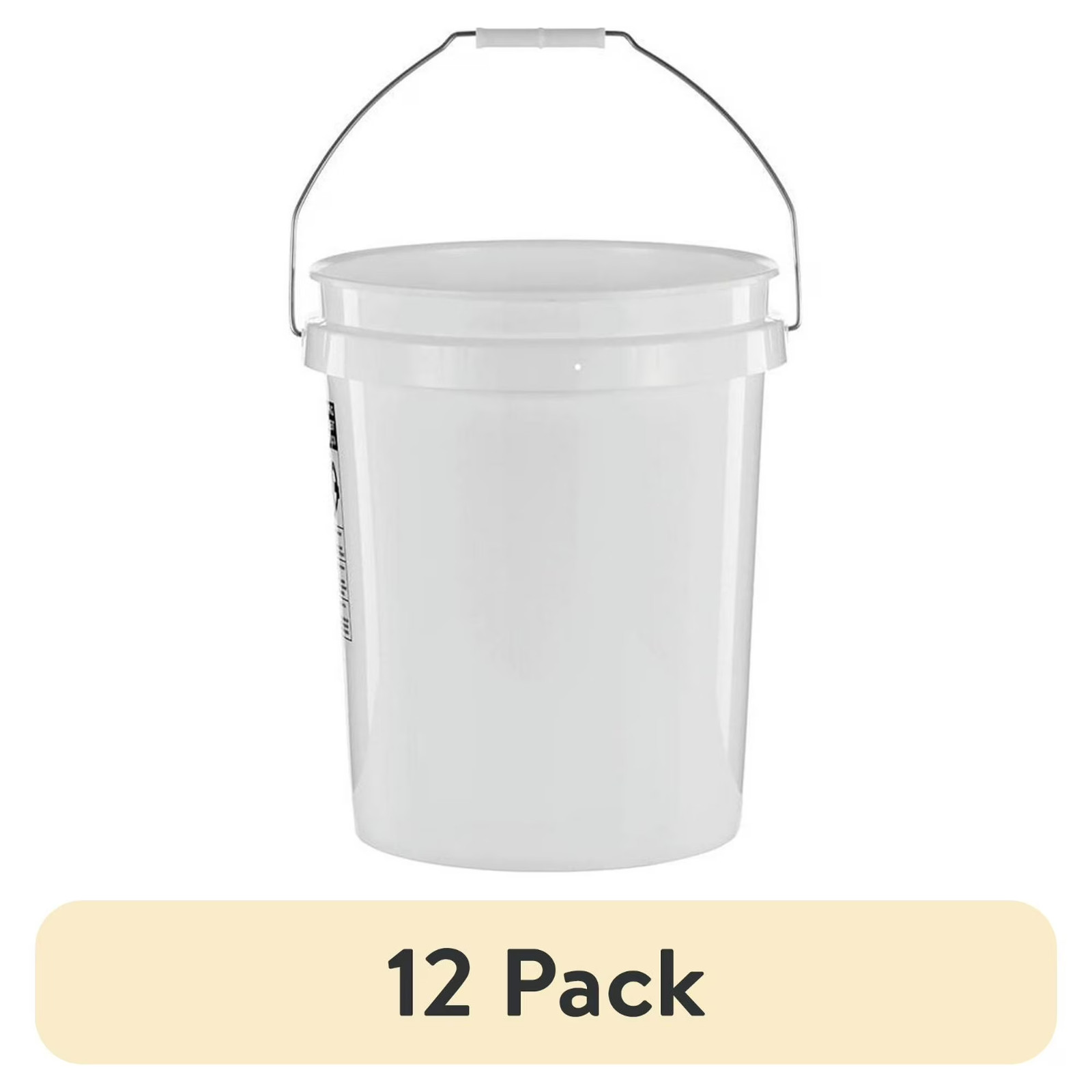 United Solutions 5 Gallon Round Utility Bucket, Comfort Handle, Plastic,1 Each gallery