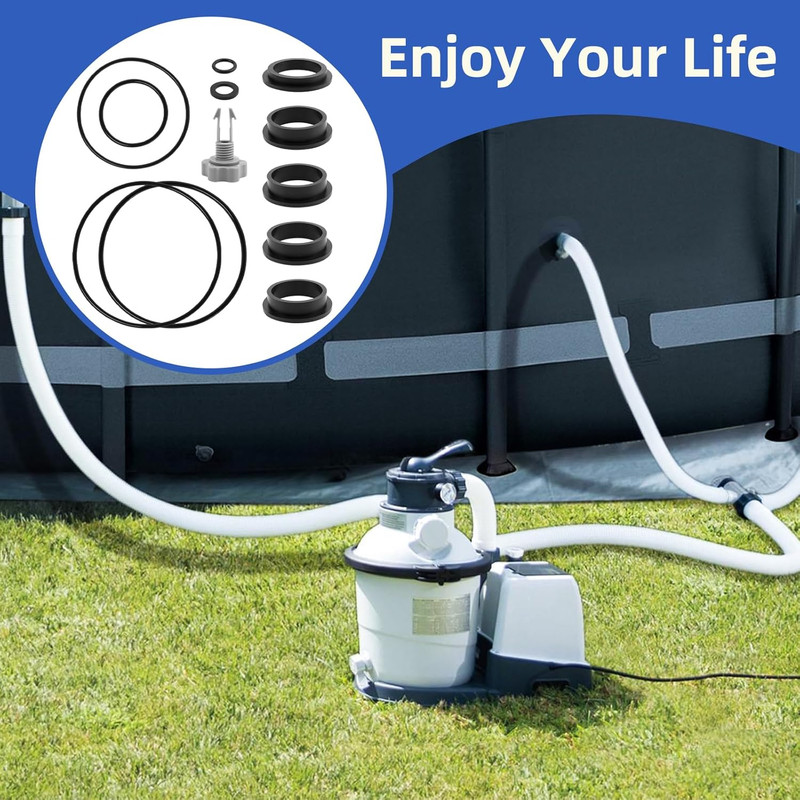 Upgraded Replacement Repair Set for Sand Filter Pumps in above Ground Pools, Poo gallery