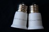4pcs E26 Medium Screw Socket Extender 1.5" Standard Light Bulb Extension gallery