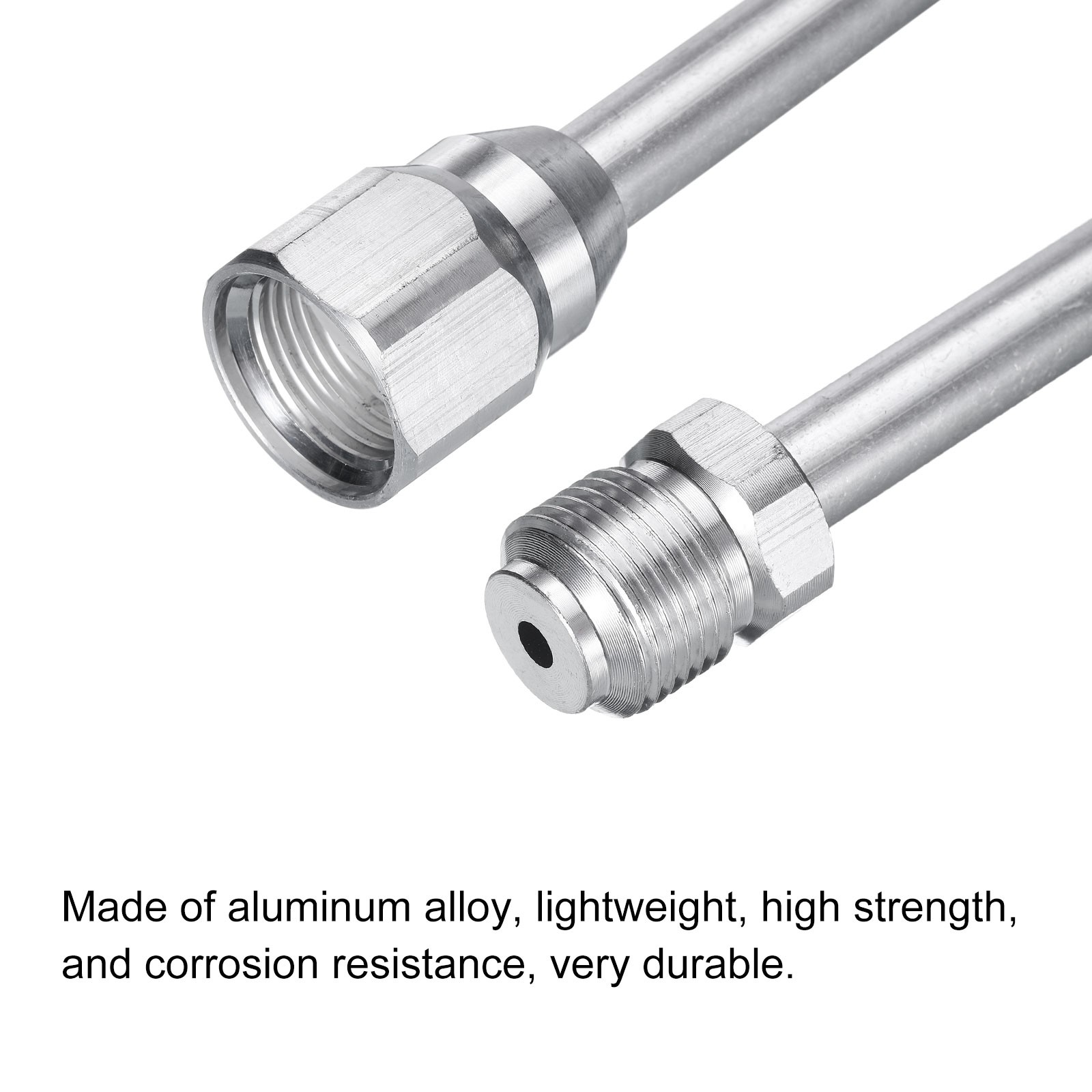 2 Set 15cm/6" Airless Paint Sprayer Spray Gun Tip Extension Pole Rod Silver gallery