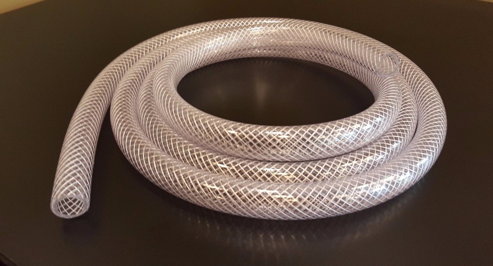Any Size Clear PVC Reinforced Flexible Braided Vinyl Tube/Hose 3/16" - 2" Inch gallery