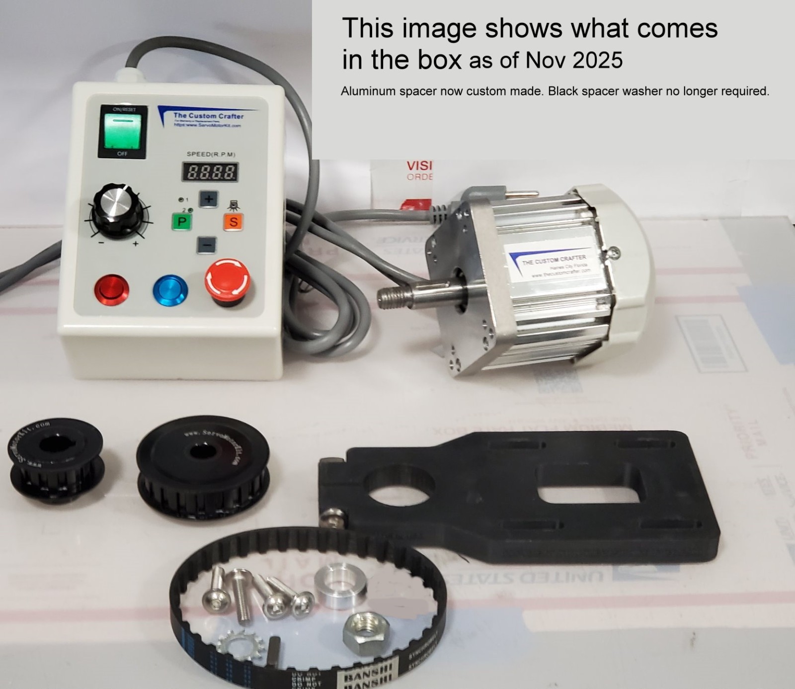 Emco Unimat Lathe 550W Variable Speed Spindle Motor Upgrade with reverse gallery