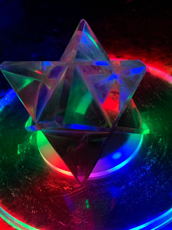 Acrylic Ultra-Thin Multicolor LED Light Base for Minerals Crystals Displaying gallery