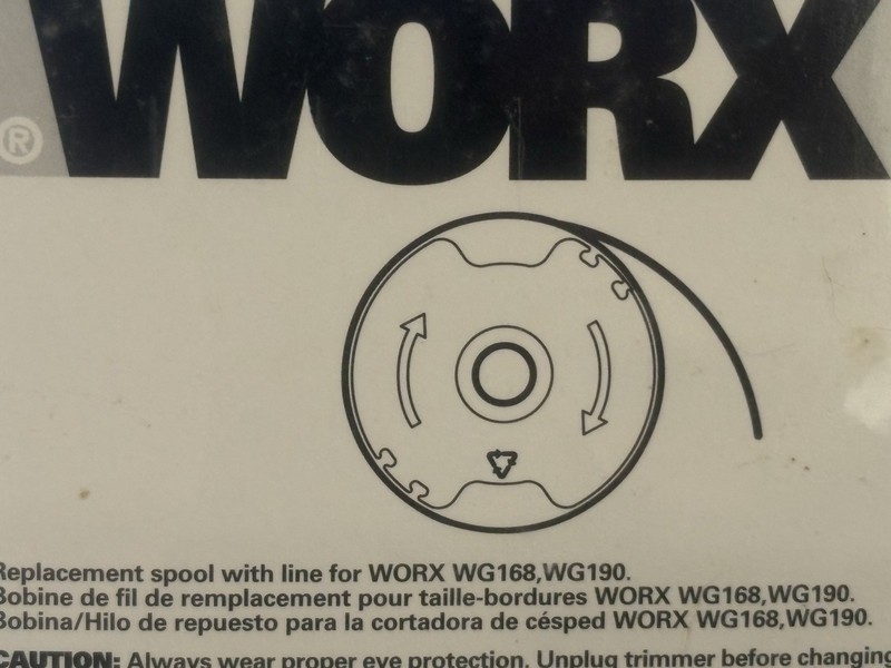 3x MIP Authentic Worx Replacement Spool/Line, WA0014, 20ft/.080" free ship gallery