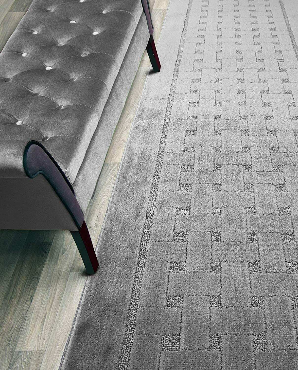 Custom Size Hallway Runner Rug, Slip Resistant, 26 Wide X Your Choice of Length gallery