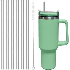 6 Pack Replacement Straws for Stanley 30 40 Oz Adventure Quencher Travel Tumbler