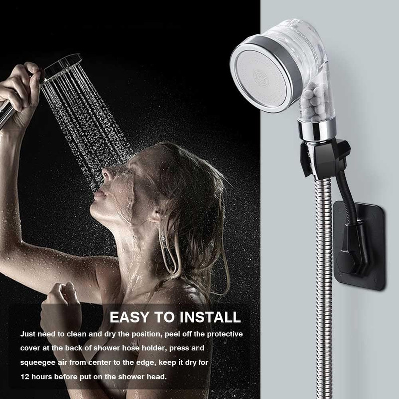 360 Degree Rotatable Adjustable Handheld Shower Wand Holder Wall Mount Bracket gallery