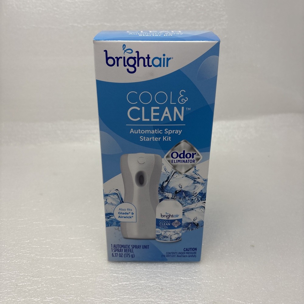 brightair Automatic Spray Starter Kit - Cool & Clean - Fits Glade & Airwick