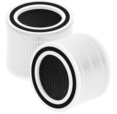 2 Pack Core 300 Replacement Filter, Compatible with LEVOIT Core 300/300S NEW