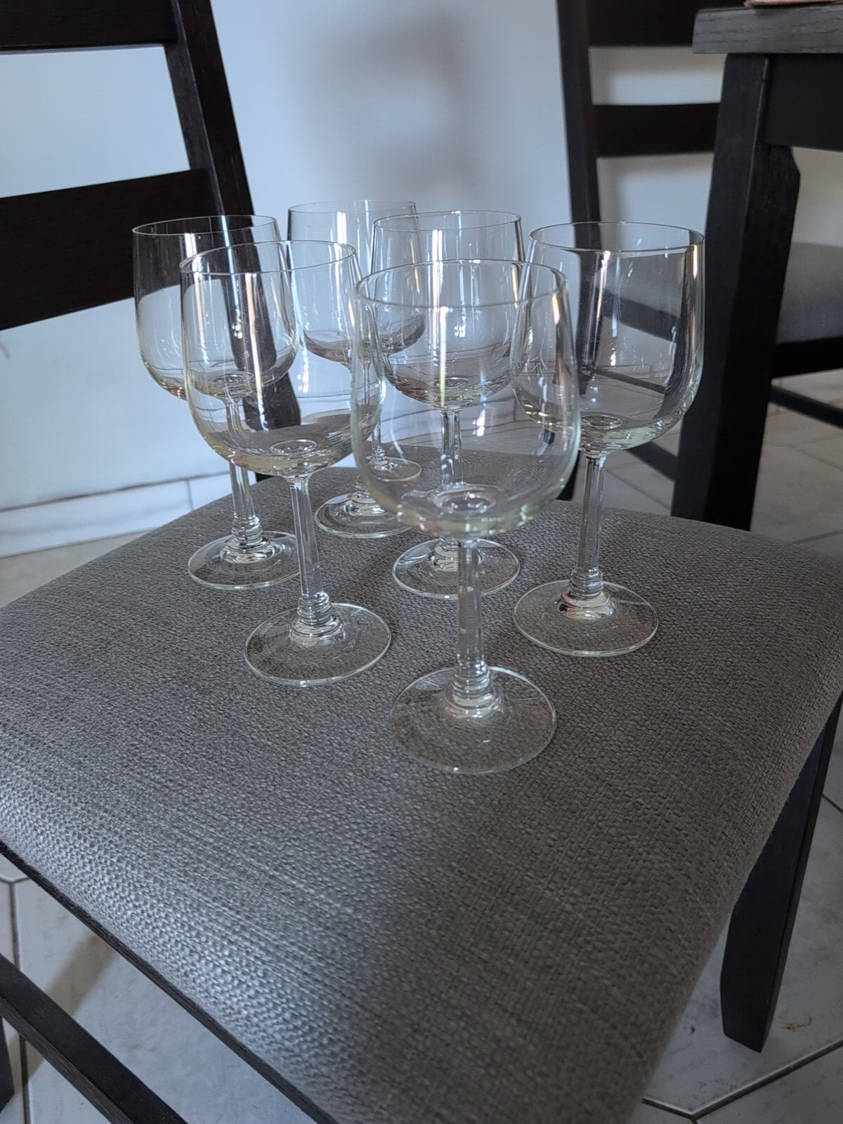 Like Lifting Air - 6 New Lausitz Weibwasser Crystal Wine Glasses Original Box gallery