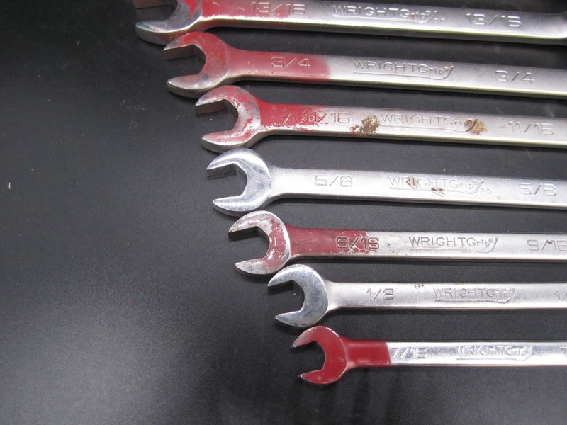Wright Tool WRIGHTGRIP Combination Wrench Set satin finish gallery