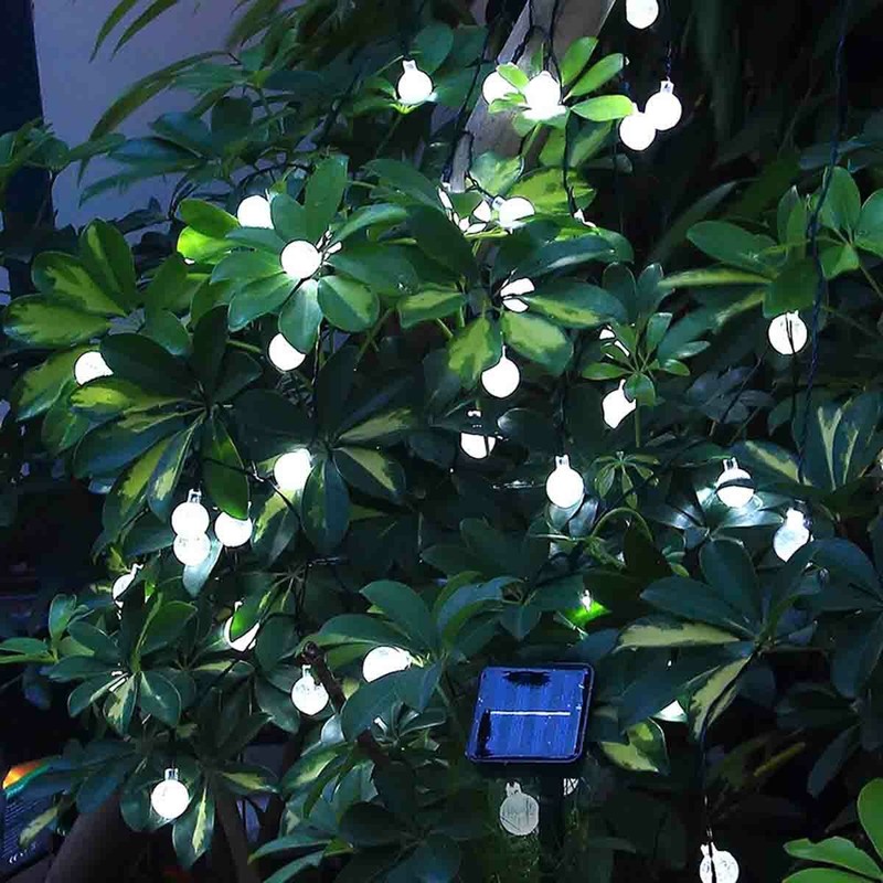 Solar Powered 50 LED String Light Garden Path Yard Decor Lamp Outdoor Waterproof gallery