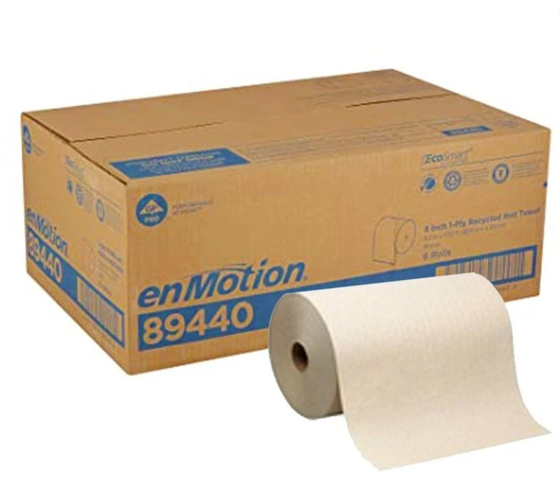 GP EnMotion High Capacity Touchless 8" Brown Paper Towel Roll - 8/Case - 89440 gallery
