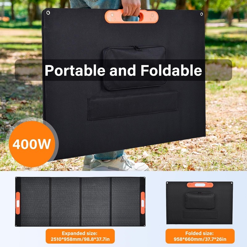 400W Portable Solar Panel Foldable For Power Station gallery