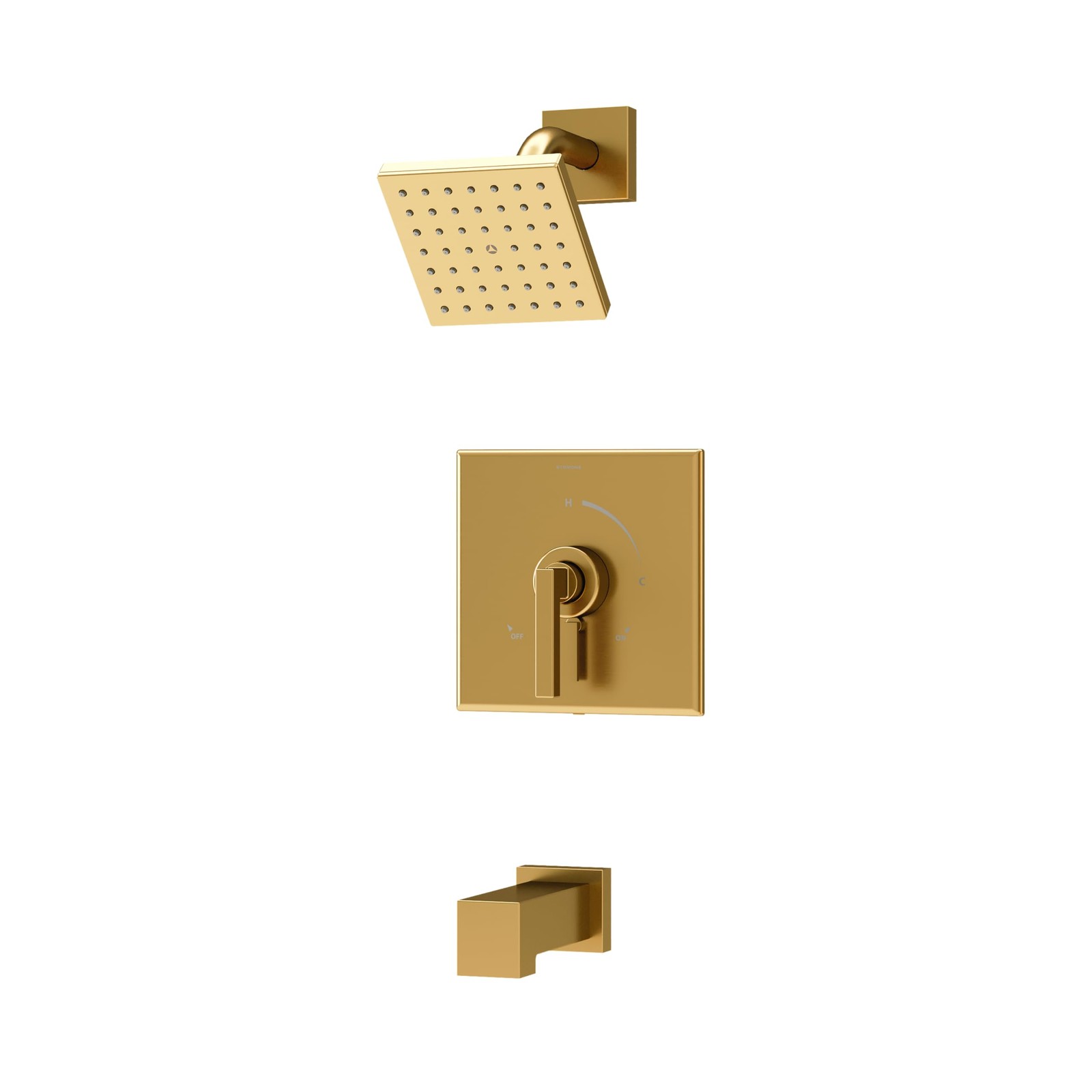 Symmons Duro HydroMersion 1-Handle Tub and Shower Faucet Trim Kit Brushed Bronze gallery