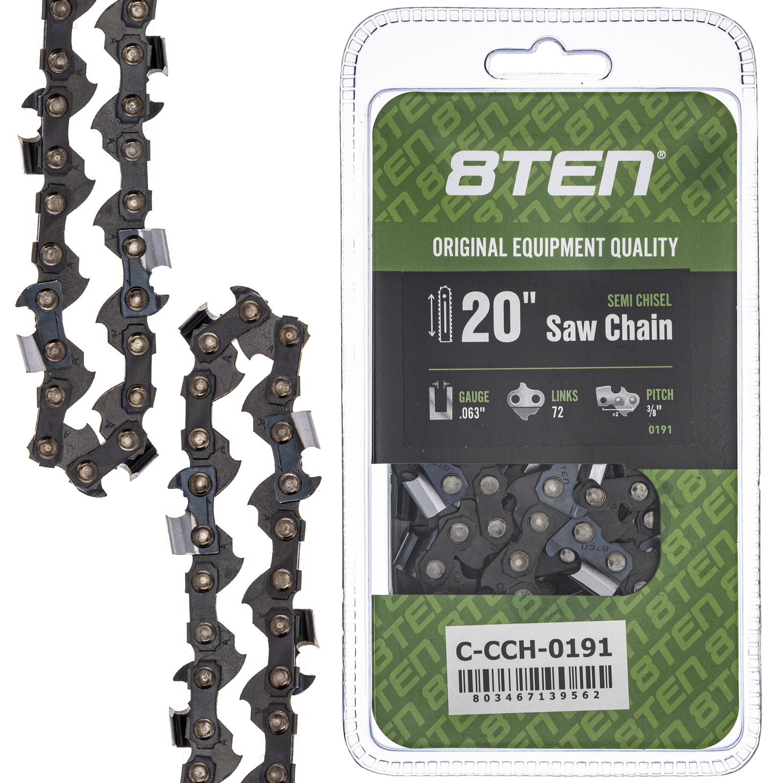 Chainsaw Chain 20 Inch .063 3/8 72DL for Stihl 039 036 041 064 038 032 031 040 gallery