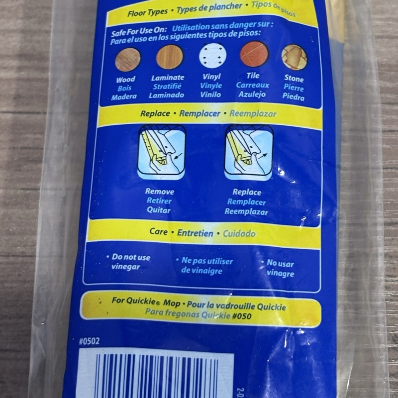 Quickie Super Squeeze Sponge Mop Refill Fits Mop #050 NEW gallery