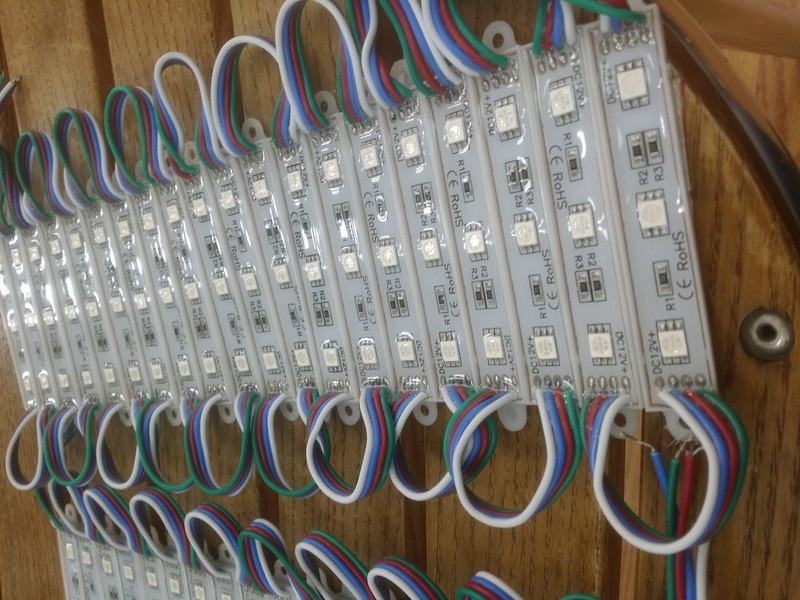 10F-104F IP65 LED RGB LED Module Light Lamp DC 12V Waterproof USA Seller gallery