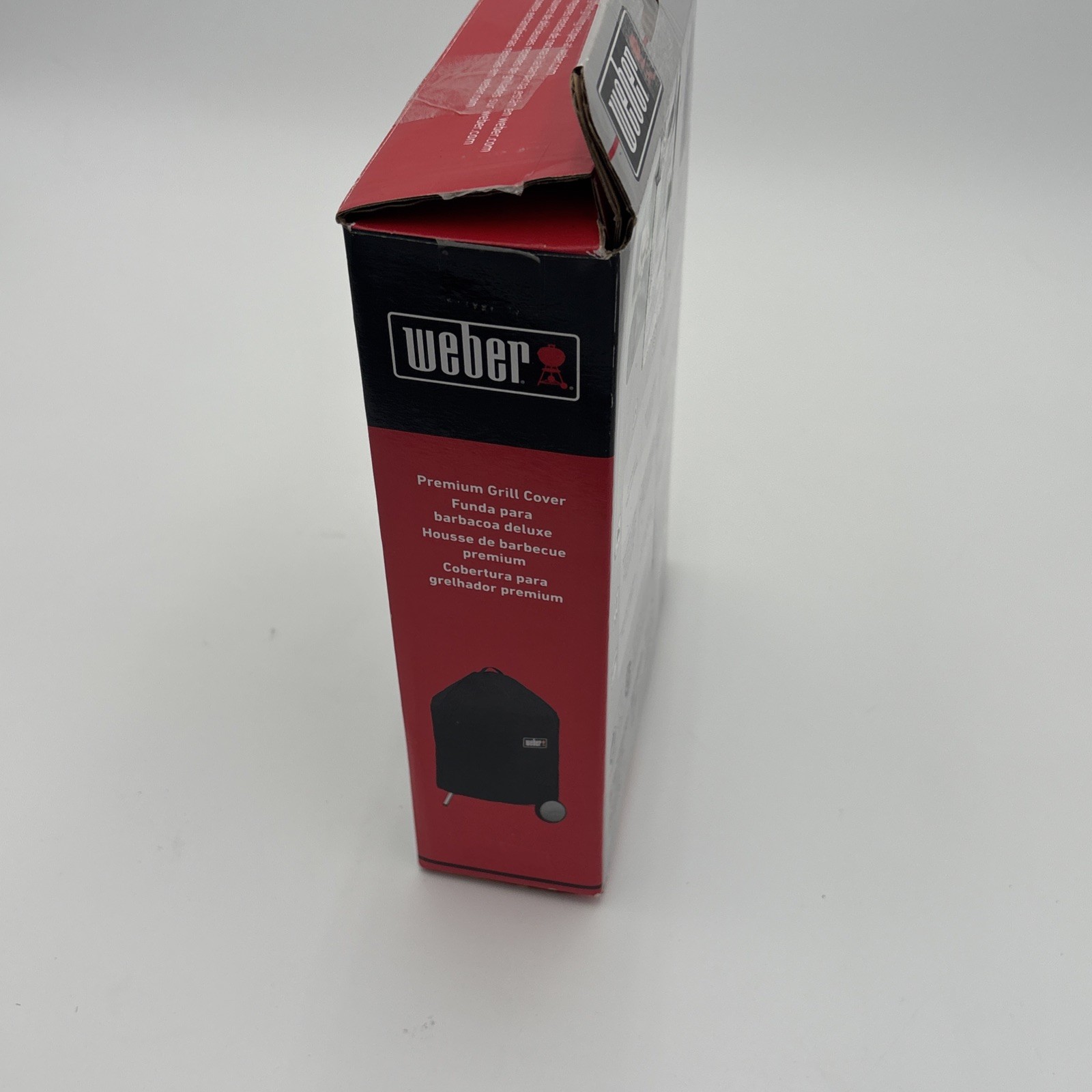 Weber Grill Cover 22in Master-Touch Black Polyester Premium 7150 Weatherproof gallery