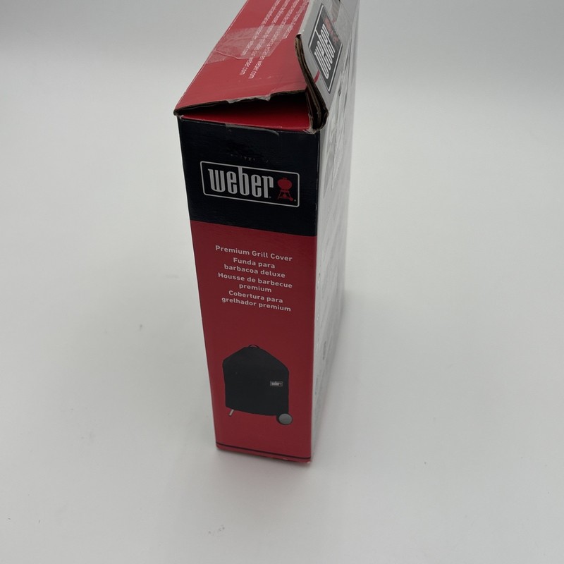 Weber Grill Cover 22in Master-Touch Black Polyester Premium 7150 Weatherproof gallery