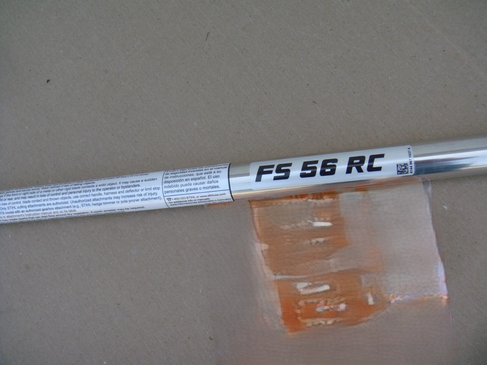 GENUINE STIHL FS55 FS56 FS56RC TRIMMER DRIVE SHAFT & TUBE ASSEMBLY -NEW TAKE OFF gallery