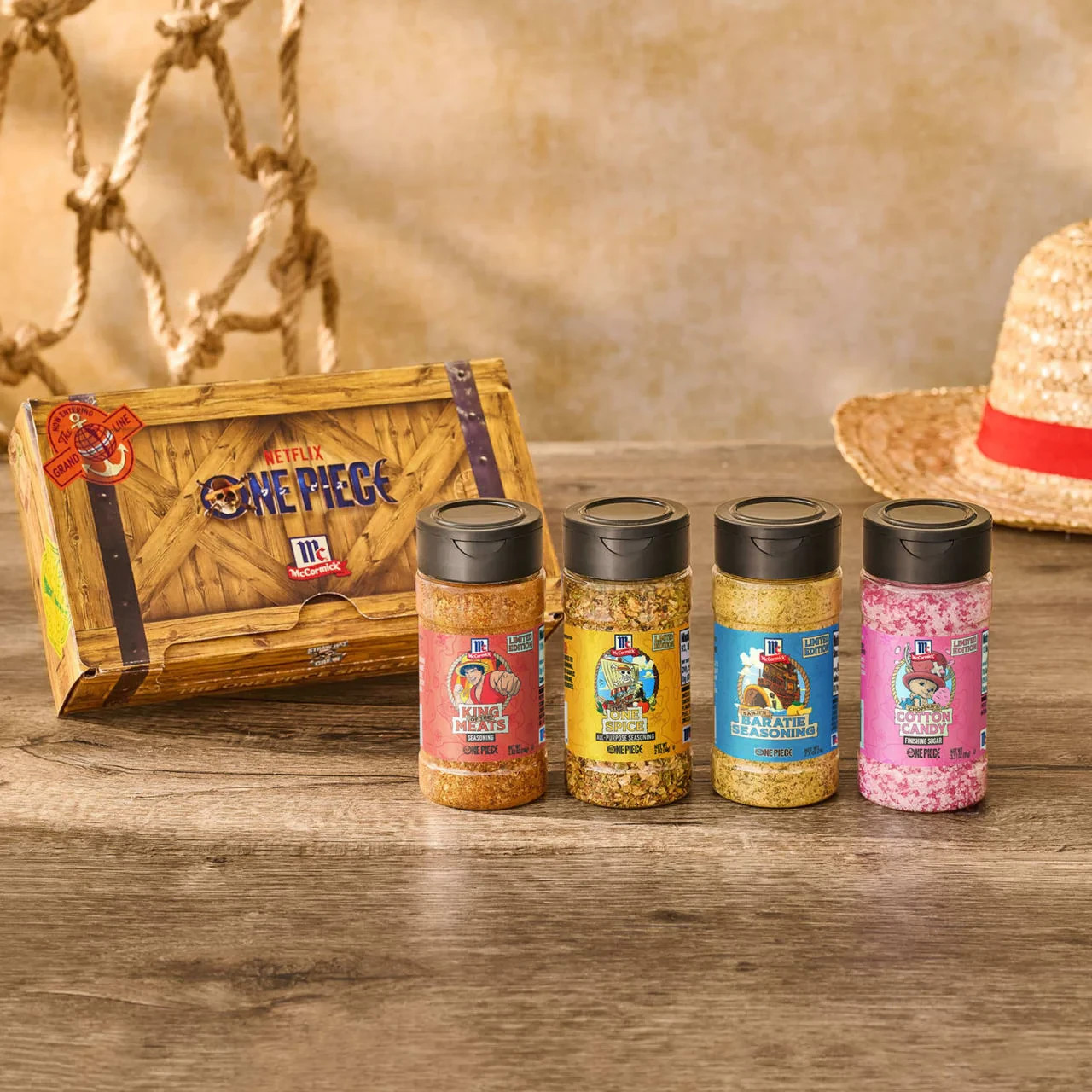 McCormick Limited Edition Anime One Piece Spice Kit Exclusive Lot of 4 IN HAND gallery