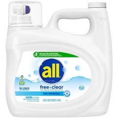 Unscented Free Clear for Sensitive Skin HE Liquid Laundry Detergent – 118 fl oz