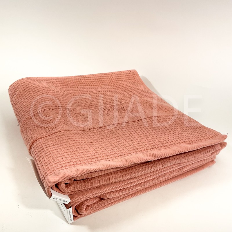 Hotel Collection Finest Elegance 2Pc Bath Towel 100% Cotton Turkiye Made Orange gallery