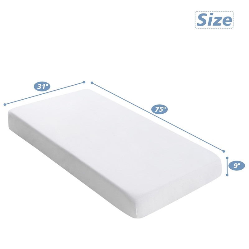 Cot Sheets 31" x 75", Fitted for Narrow Twin Mattress/RVs Bunk/Guest Beds/Arm... gallery