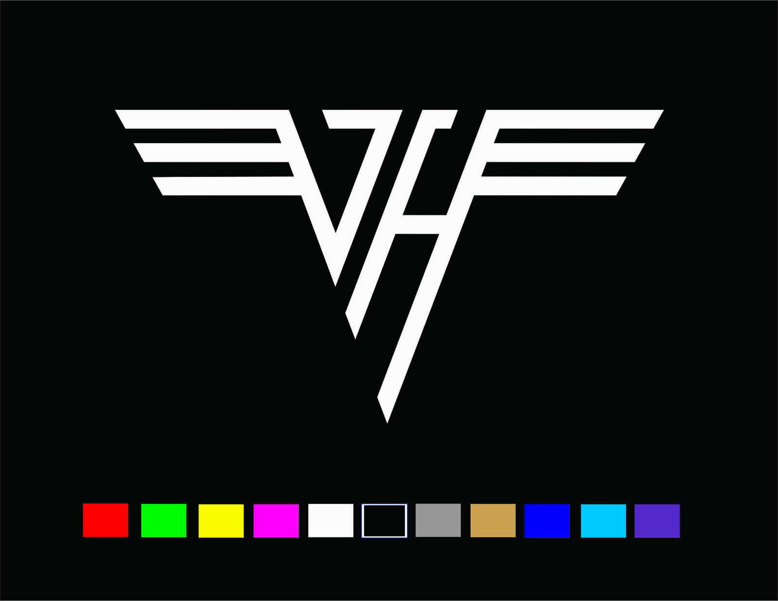 Van Halen Logo Vinyl Decal Die Cut Sticker gallery