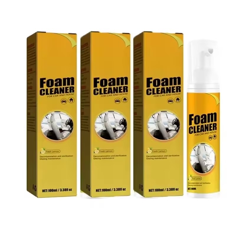 Multipurpose Foam Cleaner Spray, 3 x 100ml for Car Interiors & Household Use gallery