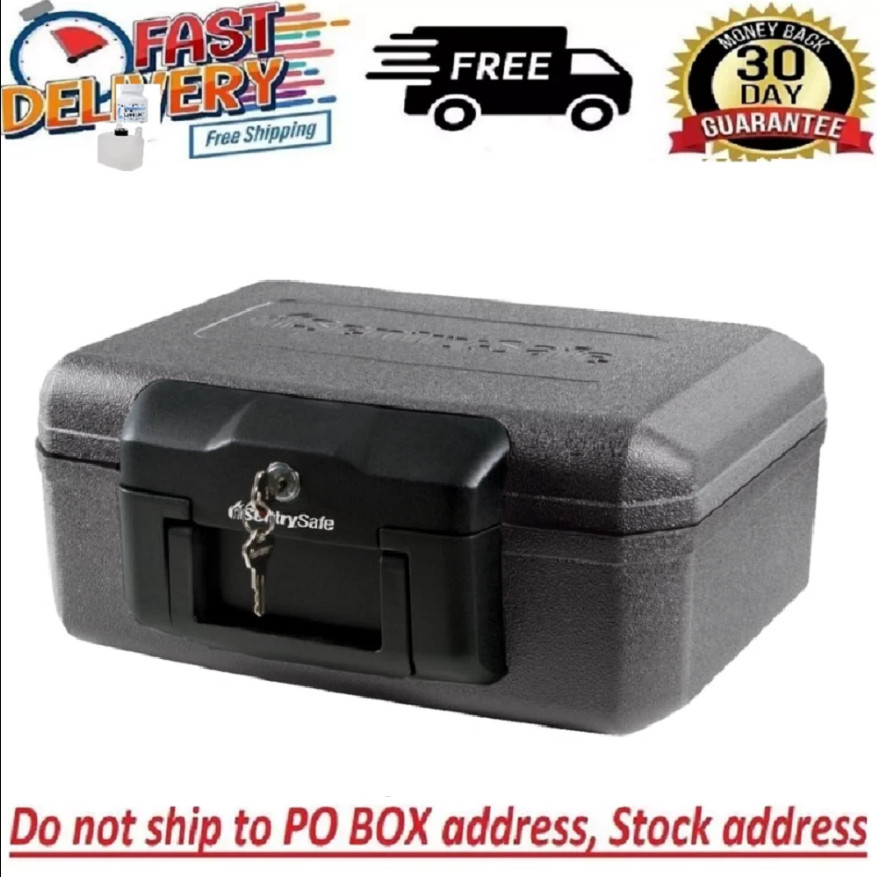NEW Portable Fireproof Safe Box Transportation For Docu Media Valuables gallery