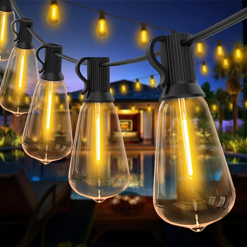 Outdoor Solar String Lights LED Bulbs Patio Solar Light Camping Backyard Garden gallery