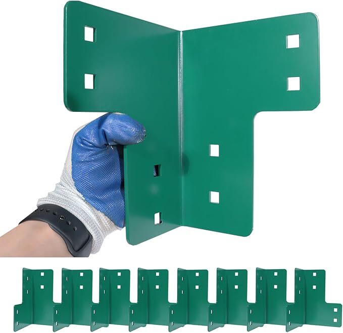 Heavy Duty Workbench Bracket Kit - 8 PCS 4mm/5mm Garage Legs for DIY Shop Table gallery