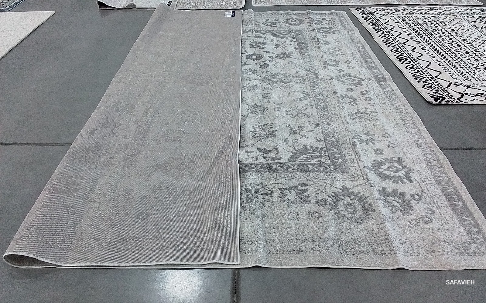 IVORY / SILVER 12'-0" x 12'-0" Flaw in Rug Reduced Price 1172774799 ADR109C-12SQ gallery