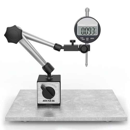 Electronic Digital Dial Indicator Gauge and Magnetic Base, 0-1 176lbs/80kg gallery