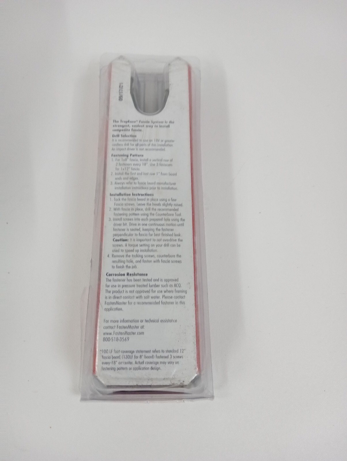 NEW FastenMaster TrapEase Color Matched Fascia 1-3/4" Fastener 200Pk ISLAND MIST gallery