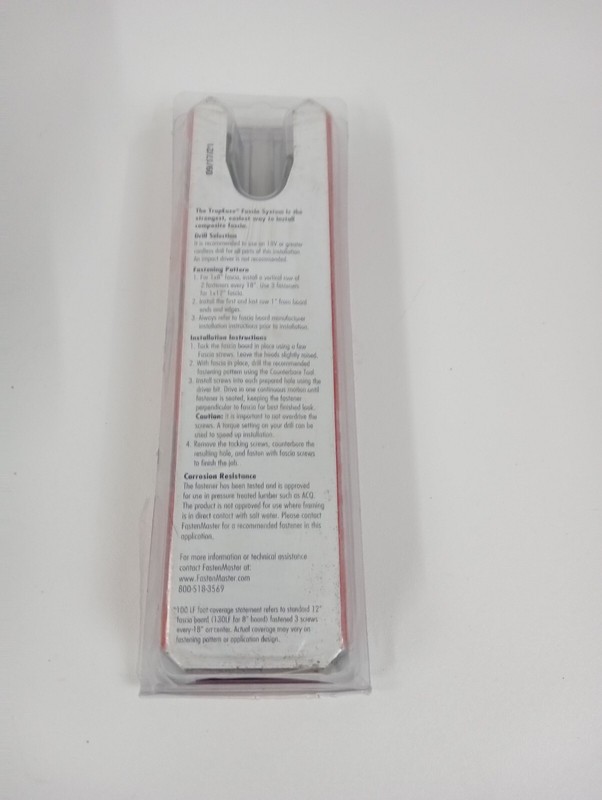 NEW FastenMaster TrapEase Color Matched Fascia 1-3/4" Fastener 200Pk ISLAND MIST gallery