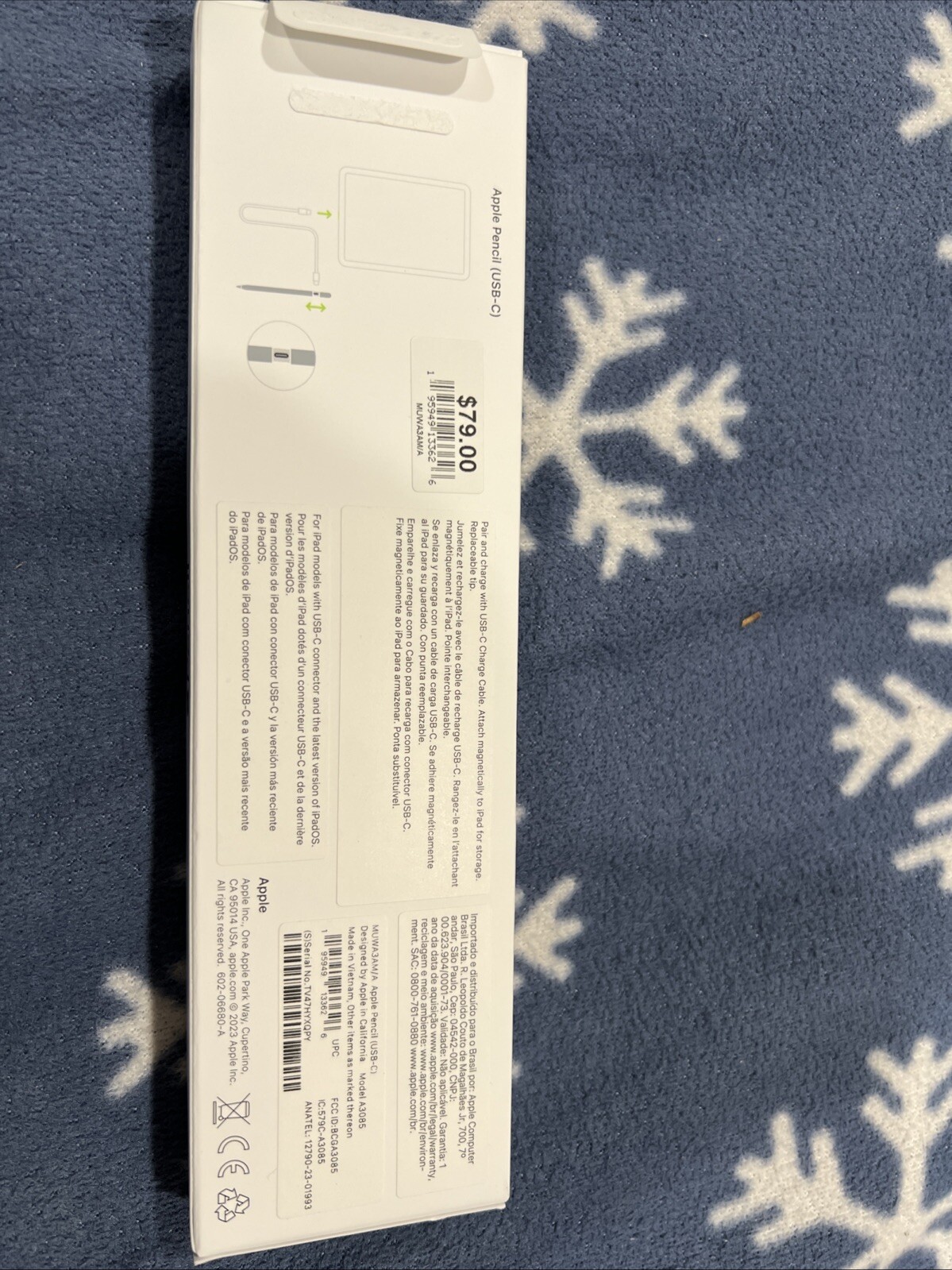 EMPTY BOX for Apple Pencil (USB-C) (NO PRODUCT INCLUDED EMPTY BOX ONLY) gallery